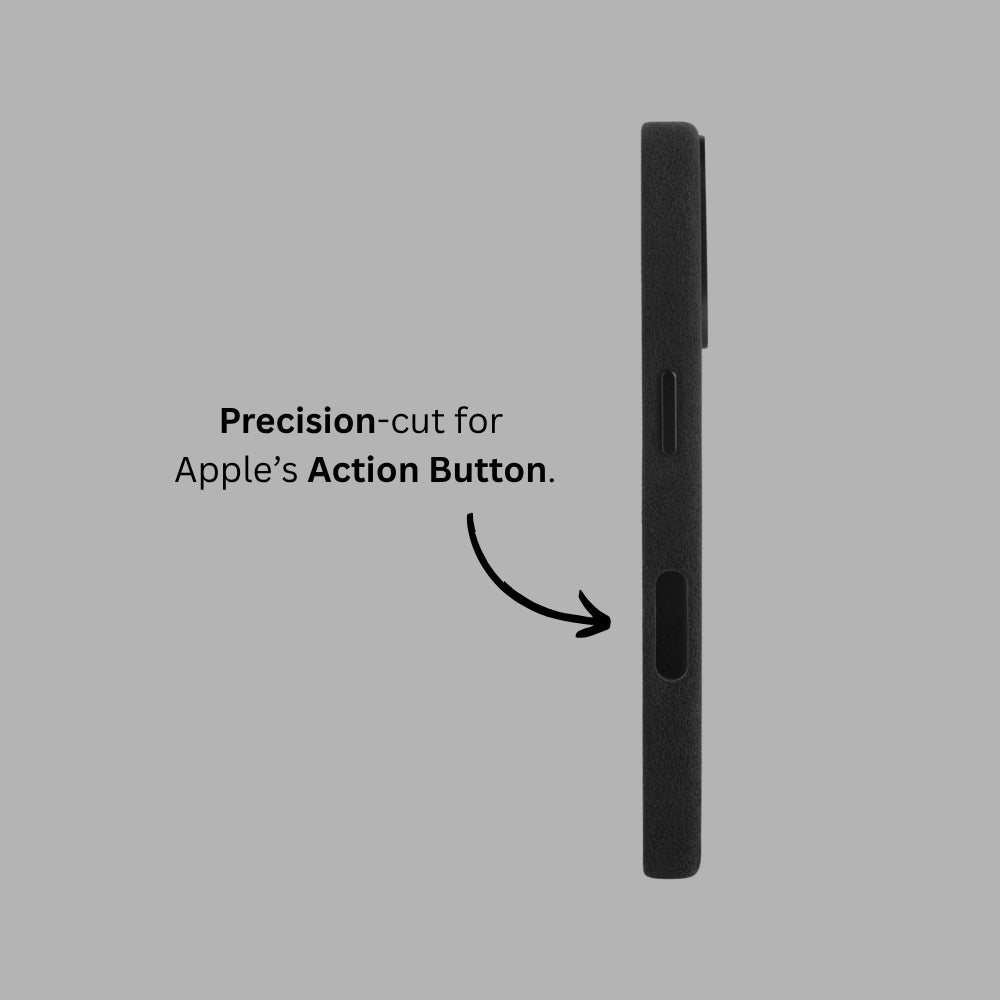 iPhone Alcantara Case - Space Grey