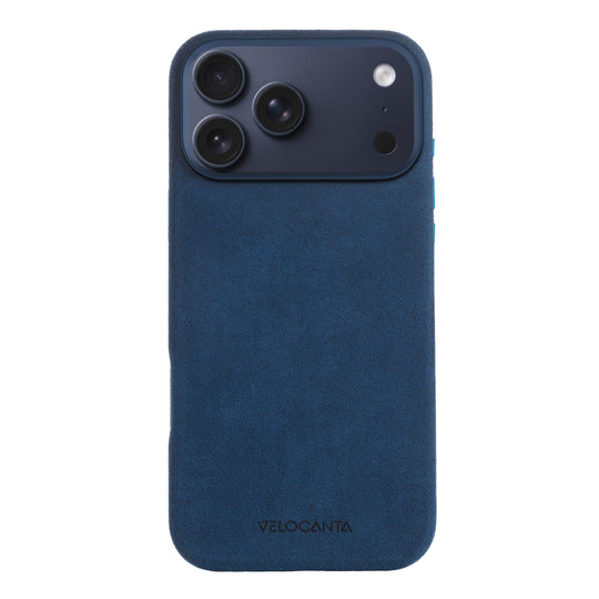 iPhone Alcantara Case - Midnight Blue