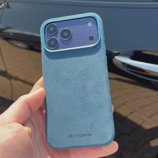 iPhone 17 Pro Max - Alcantara Case - Midnight Blue