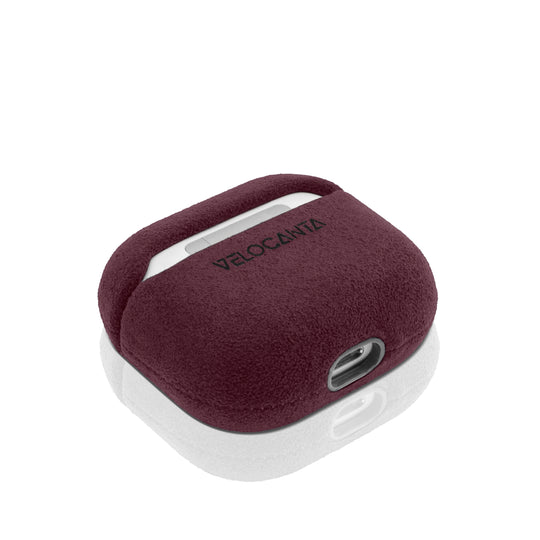 AirPods (3rd generation) - Alcantara Case - Rosso Red